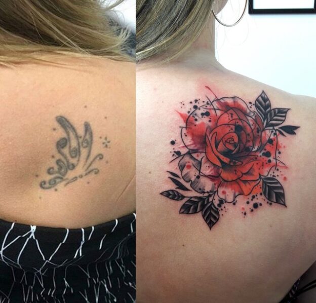 Foto cover up tatuagem