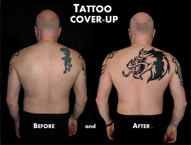 Técnica de cover up tatuagem