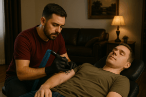 tatuador em casa